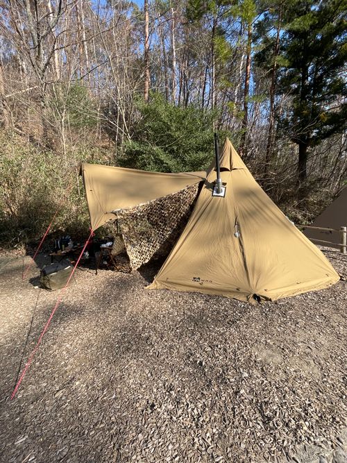 思い出した、、春キャンプは風との戦いだという事を 秋保森林スポーツ公園 ソロキャンプ 区画サイト ロコCamp0828さんのキャンプブログ CAMPiii（キャンピー） -キャンプ専用SNS キャンプのすべてがここに集まる-
