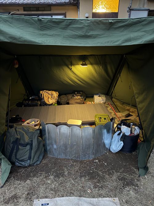 25納めは突然のお別れありの温泉キャン 湯河原温泉キャンプ場 ソロキャンプ 区画サイト Takadaさんのキャンプブログ CAMPiii（キャンピー） -キャンプ専用SNS キャンプのすべてがここに集まる-