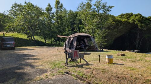 お久しぶりの福岡キャンプ🏕️ ファミリーキャンプ 区画サイト オートサイト ヒゲキャンさんのキャンプブログ CAMPiii（キャンピー） -キャンプ専用SNS キャンプのすべてがここに集まる-