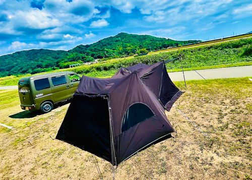 CAMPiii（キャンピー） おじキャン△さんのキャンプブログ 『テントメンテ&あ試しNEW ITEM』の久しぶりのソロおじDAYキャン△ in ゆうゆう広場 〜 CAMP NO.151 ゆうゆう広場