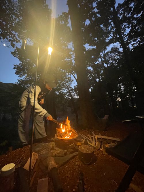 場違い感のあるキャンプ フォレストサンズ長瀞 ファミリーキャンプ フリーサイト もるがんさんのキャンプブログ CAMPiii（キャンピー） -キャンプ専用SNS キャンプのすべてがここに集まる-