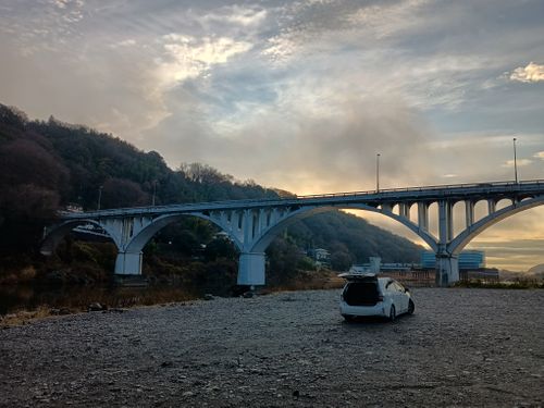 親子 de ポーランド合同演習 in小倉橋駐屯地 小倉橋下の河川敷 ファミリーキャンプ フリーサイト ウエィダーさんのキャンプブログ CAMPiii（キャンピー） -キャンプ専用SNS キャンプのすべてがここに集まる-