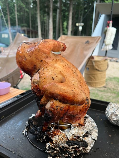 CAMPiii（キャンピー） ヨスケサンバジャロさんのキャンプブログ もりのひとときでビア缶チキン キャンプリゾート森のひととき