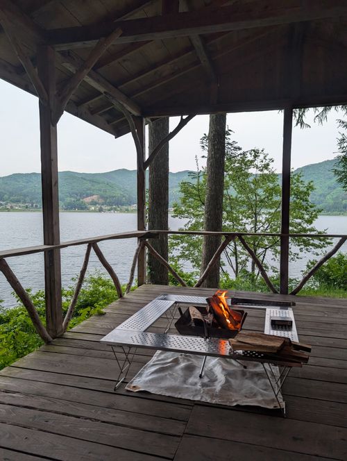 バス釣り湖畔キャンプ 木崎湖ＰＯＷ ＷＯＷ キャンプ場＆アウトドアクラブ おうこさんのキャンプブログ CAMPiii（キャンピー） -キャンプ専用SNS キャンプのすべてがここに集まる-