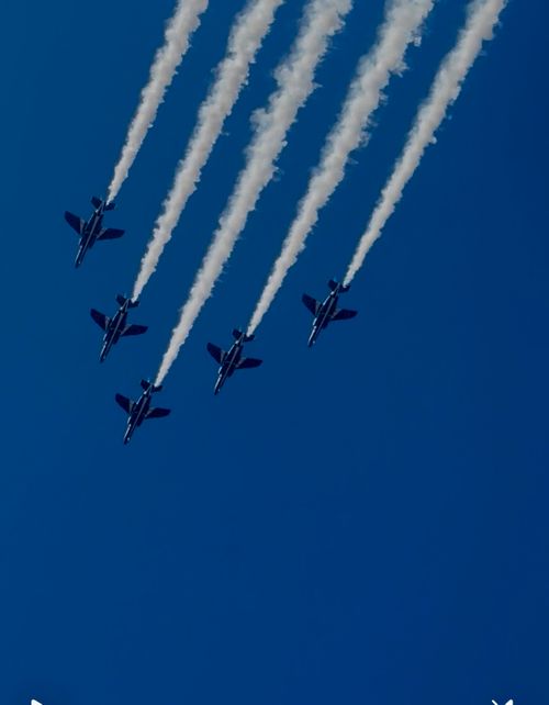 【番外編】キャンプじゃないけど人生ワクワクが多いと楽しいよね❗️航空祭は明日‼️二日連続ブルーインパルス祭り💙💙💙 東松島市 Oniyomeさんのキャンプブログ CAMPiii(キャンピー) -キャンプ専用SNS キャンプのすべてがここに集まる-