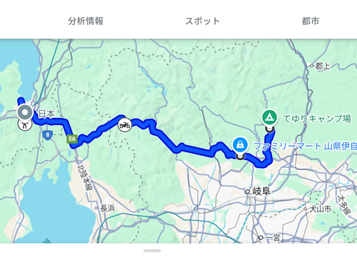 帰省からの戻りキャンツー旅① てゆりキャンプ場 ソロキャンプ 区画サイト 週末スナフキンさんのキャンプブログ CAMPiii（キャンピー） -キャンプ専用SNS キャンプのすべてがここに集まる-