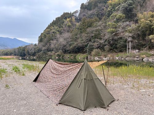 雨にも負けず😎♬ 前川キャンプ場 ソロキャンプ フリーサイト camping roll♪さんのキャンプブログ CAMPiii（キャンピー） -キャンプ専用SNS キャンプのすべてがここに集まる-