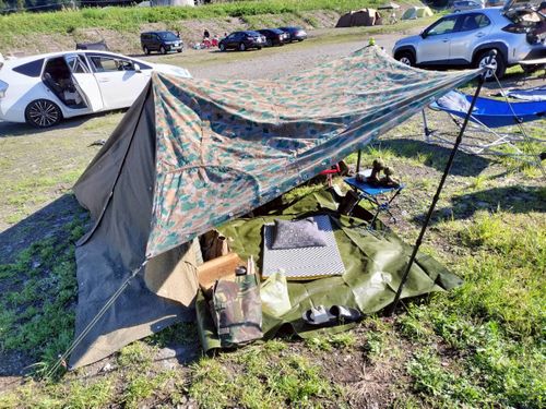 スイス軍🇨🇭ドイツ軍🇩🇪 親子合同演習🏕️ 角田大橋 ファミリーキャンプ フリーサイト ウエィダーさんのキャンプブログ CAMPiii（キャンピー） -キャンプ専用SNS キャンプのすべてがここに集まる-