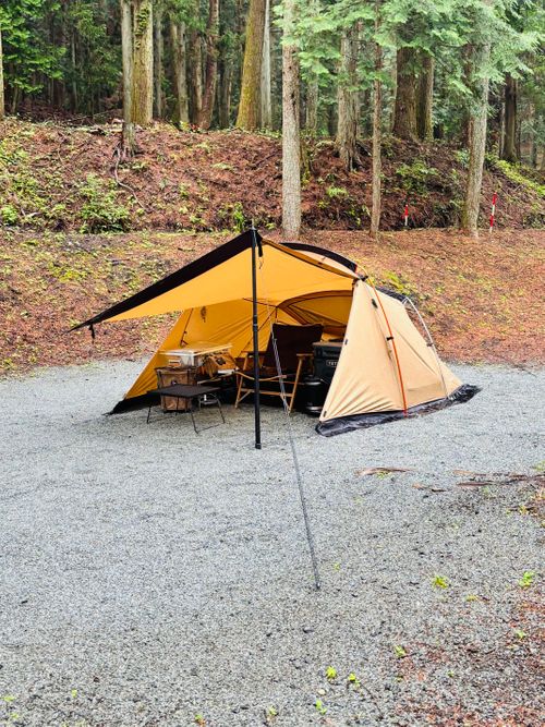 №79 ソロキャンプ 区画サイト 1711_Campさんのキャンプブログ CAMPiii（キャンピー） -キャンプ専用SNS キャンプのすべてがここに集まる-