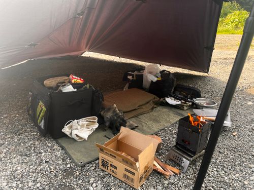 ようやく涼しくなってきたので、河原でデイキャン⛺️ 愛川町 ソロキャンプ フリーサイト 441campさんのキャンプブログ CAMPiii（キャンピー） -キャンプ専用SNS キャンプのすべてがここに集まる-