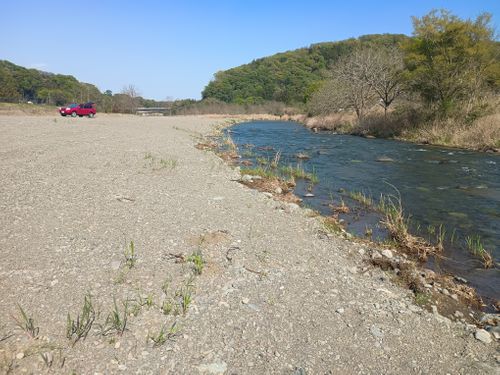 もう夏？の夜勤明けキャンプ 角田大橋河川敷 ソロキャンプ フリーサイト ウエィダーさんのキャンプブログ CAMPiii（キャンピー） -キャンプ専用SNS キャンプのすべてがここに集まる-