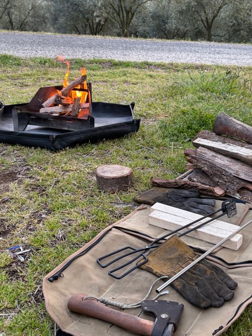 オリーブ畑で オキオリーブ ガーデン ソロキャンプ 区画サイト ゆうさんさんのキャンプブログ CAMPiii（キャンピー） -キャンプ専用SNS キャンプのすべてがここに集まる-