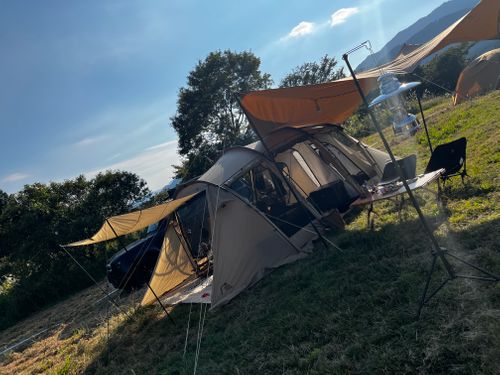 富士山の麓で初キャンプ 富士山YMCA グローバル・エコ・ヴィレッジ ファミリーキャンプ フリーサイト KAZU-WORLDさんのキャンプブログ CAMPiii（キャンピー） -キャンプ専用SNS キャンプのすべてがここに集まる-
