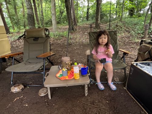 ８月キャンプ２（父娘初）⛺️ １日目/２泊 智光山公園 キャンプ場 ファミリーキャンプ オートサイト boorishcamperさんのキャンプブログ CAMPiii（キャンピー） -キャンプ専用SNS キャンプのすべてがここに集まる-