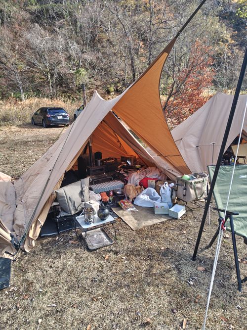 第1回パンダ会（正式） 白川郷ひらせ温泉キャンプサイト グループキャンプ フリーサイト オートサイト けい＠福島県さんのキャンプブログ CAMPiii（キャンピー） -キャンプ専用SNS キャンプのすべてがここに集まる-