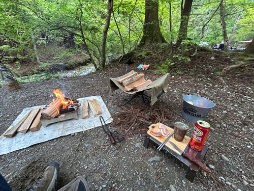 久しぶりのソロキャンプ🏕️ 道志の森キャンプ場 ソロキャンプ フリーサイト Genさんのキャンプブログ CAMPiii（キャンピー） -キャンプ専用SNS キャンプのすべてがここに集まる-