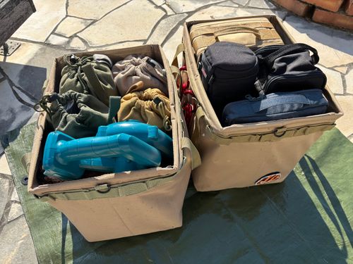 庭キャンしながらギア整理 ソロキャンプ フリーサイト まつけんさんのキャンプブログ CAMPiii（キャンピー） -キャンプ専用SNS キャンプのすべてがここに集まる-