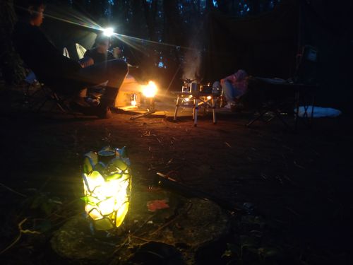 海を感じて 柳島スポーツ公園 グループキャンプ 区画サイト ひげさんさんのキャンプブログ CAMPiii（キャンピー） -キャンプ専用SNS キャンプのすべてがここに集まる-