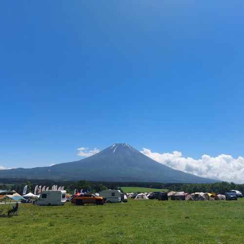 デリカだらけ～ ふもとっぱらキャンプ場 ファミリーキャンプ フリーサイト こば  さんのキャンプブログ CAMPiii（キャンピー） -キャンプ専用SNS キャンプのすべてがここに集まる-