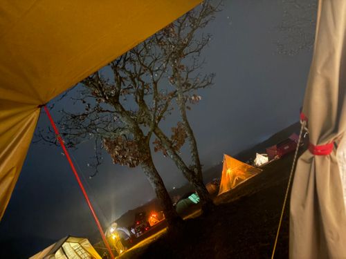 GO OUT CAMP 冬2025 🎄にソロ参加して、ど雨でぐちゃぐちゃになったけど、結果的に楽しかったキャンプ🏕️ ふもとっぱらキャンプ場 ソロキャンプ フリーサイト オートサイト waccy0441さんのキャンプブログ CAMPiii（キャンピー） -キャンプ専用SNS キャンプのすべてがここに集まる-