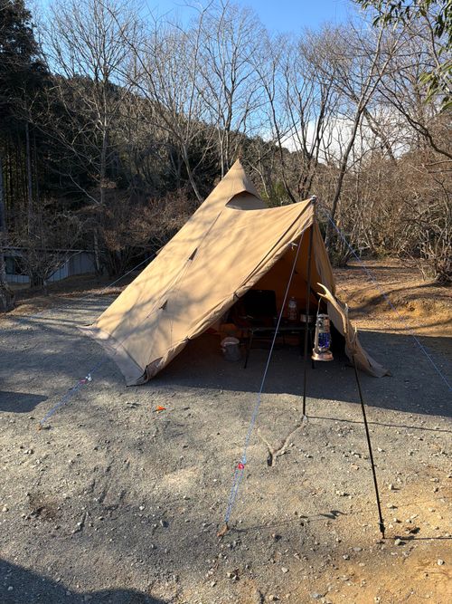 初めての茨城 にこにこキャンプ ソロキャンプ 区画サイト けいたさんのキャンプブログ CAMPiii（キャンピー） -キャンプ専用SNS キャンプのすべてがここに集まる-