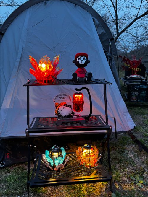 春休み、異動前キャンプ ゴリラフィールドとよのキャンプ場 GORILLA FIELD TOYONO グループキャンプ 区画サイト あやぴーさんのキャンプブログ CAMPiii（キャンピー） -キャンプ専用SNS キャンプのすべてがここに集まる-