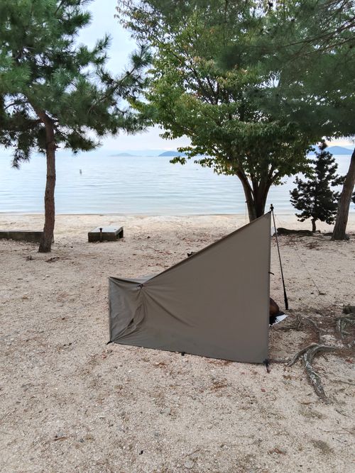 26.10.3 青柳浜 青柳浜キャンプ場 ソロキャンプ 区画サイト おっとまんSさんのキャンプブログ CAMPiii（キャンピー） -キャンプ専用SNS キャンプのすべてがここに集まる-
