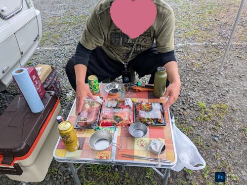 キャンピングカーと青森の旅4泊5日〜初日編 秋山浜キャンプ場 グループキャンプ フリーサイト hachi329さんのキャンプブログ CAMPiii（キャンピー） -キャンプ専用SNS キャンプのすべてがここに集まる-