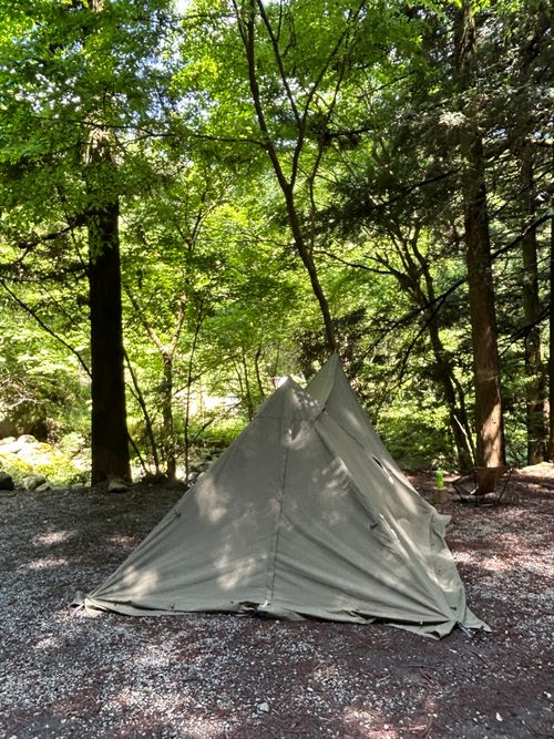 新緑キャンプ🏕 椿荘オートキャンプ場 ソロキャンプ 区画サイト Genさんのキャンプブログ CAMPiii（キャンピー） -キャンプ専用SNS キャンプのすべてがここに集まる-