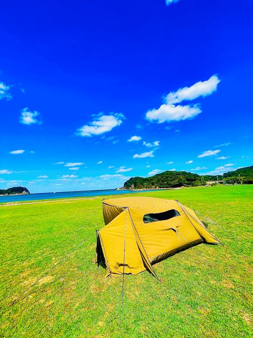 CAMPiii（キャンピー） おじキャン△さんのキャンプブログ 最後の？きなことふたり水入らずおじ🐰キャン△ in 阿川ほうせんぐり海浜公園 〜 CAMP NO.216 阿川ほうせんぐり海浜公園