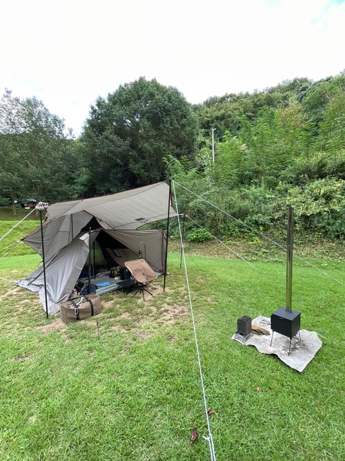 薪ストーブを更新しました。 畦田キャンプ場 ソロキャンプ 区画サイト ゆうさんさんのキャンプブログ CAMPiii(キャンピー) -キャンプ専用SNS キャンプのすべてがここに集まる-