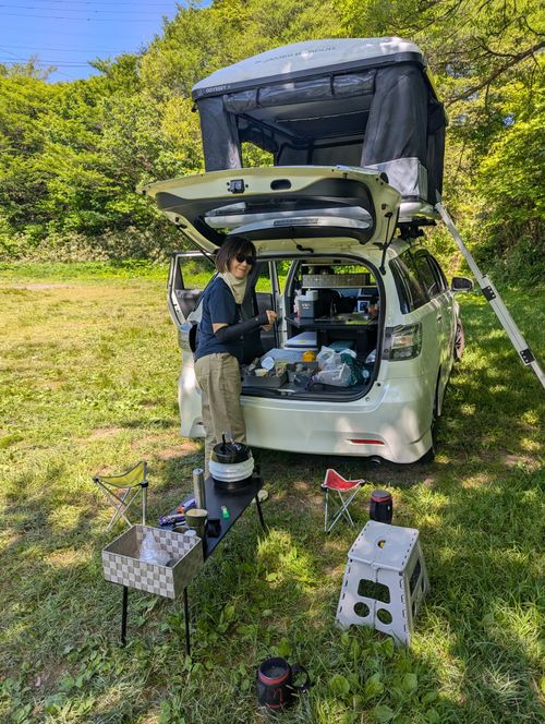 脊振山野営場 脊振山 山頂 ファミリーキャンプ フリーサイト キキオレさんのキャンプブログ CAMPiii（キャンピー） -キャンプ専用SNS キャンプのすべてがここに集まる-
