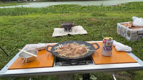 仕事終わりのキャンプ🏕️ 大沼フィッシングパーク (大沼野営場) ソロキャンプ オートサイト そらさんのキャンプブログ CAMPiii（キャンピー） -キャンプ専用SNS キャンプのすべてがここに集まる-