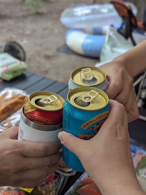 真夏の川でデイキャンプ Ogawa. Camp Field グループキャンプ フリーサイト オートサイト ちあさんのキャンプブログ CAMPiii（キャンピー） -キャンプ専用SNS キャンプのすべてがここに集まる-