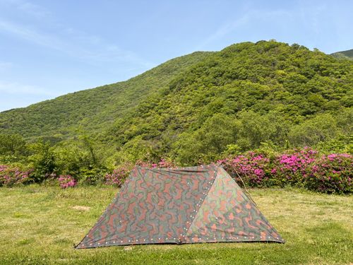 楽しい♪軍幕キャンプ♪大好〜き🎶 宮川内ダム ファミリーキャンプ フリーサイト Camp 'n'g  Roll♪🏁さんのキャンプブログ CAMPiii（キャンピー） -キャンプ専用SNS キャンプのすべてがここに集まる-
