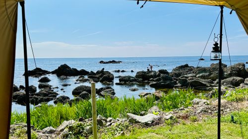 シーサイドキャンプ オーシャンズ | オートキャンプ場・RVパーク・ドッグラン ソロキャンプ 区画サイト ちゃむ！さんのキャンプブログ CAMPiii（キャンピー） -キャンプ専用SNS キャンプのすべてがここに集まる-