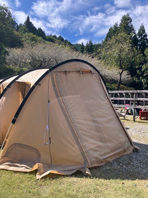 今シーズン、最後のキャンプかなー🏕️ mizuno camper BASE 富川 ファミリーキャンプ 区画サイト YuriSakuHimaさんのキャンプブログ CAMPiii（キャンピー） -キャンプ専用SNS キャンプのすべてがここに集まる-