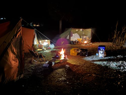 2026初キャンプ 玖珠町 グループキャンプ フリーサイト ミルさんのキャンプブログ CAMPiii（キャンピー） -キャンプ専用SNS キャンプのすべてがここに集まる-