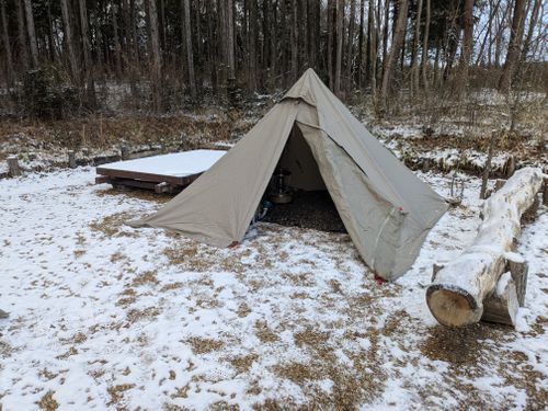 ウインタータイムレンダ トレイルビレッジ那須 ソロキャンプ 区画サイト GSUS（ゲスース）さんのキャンプブログ CAMPiii（キャンピー） -キャンプ専用SNS キャンプのすべてがここに集まる-