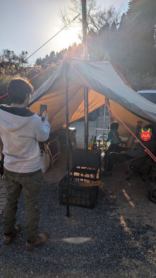 うっかり晴れちゃった最高の直火リベンジキャンプ🔥 乙姫浪漫時間 ソロキャンプ グループキャンプ ヒゲキャンさんのキャンプブログ CAMPiii（キャンピー） -キャンプ専用SNS キャンプのすべてがここに集まる-