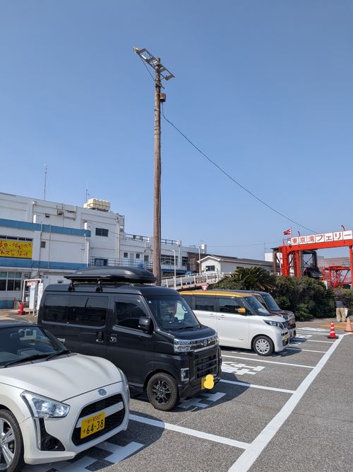 ハスラーが気になる(標高 約150m)(RVパーク(区画、電源付) 3000円)) RVパーク 七里川 ソロキャンプ グループキャンプ オートサイト 区画サイト IZUIZUさんのキャンプブログ CAMPiii（キャンピー） -キャンプ専用SNS キャンプのすべてがここに集まる-