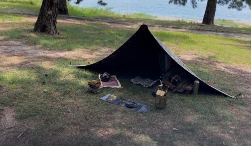 ノルウェー軍幕 カモⅡ 1枚裏張り🇳🇴 大神子海岸 ソロキャンプ フリーサイト Camp 'n'g  Roll♪🏁さんのキャンプブログ CAMPiii（キャンピー） -キャンプ専用SNS キャンプのすべてがここに集まる-