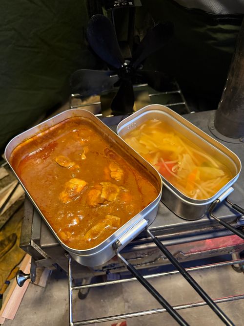 25納めは突然のお別れありの温泉キャン 湯河原温泉キャンプ場 ソロキャンプ 区画サイト Takadaさんのキャンプブログ CAMPiii（キャンピー） -キャンプ専用SNS キャンプのすべてがここに集まる-