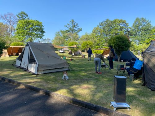 もう初夏の暑さ🥵だった､､､春おじキャン🏕️ 美鈴湖もりの国 オートキャンプ場 グループキャンプ ケイスケさんのキャンプブログ CAMPiii（キャンピー） -キャンプ専用SNS キャンプのすべてがここに集まる-