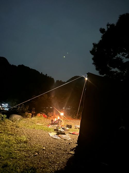 なんとか繰り出せたキャンプ⛺️ 新戸キャンプ場 ソロキャンプ 区画サイト Genさんのキャンプブログ CAMPiii（キャンピー） -キャンプ専用SNS キャンプのすべてがここに集まる-