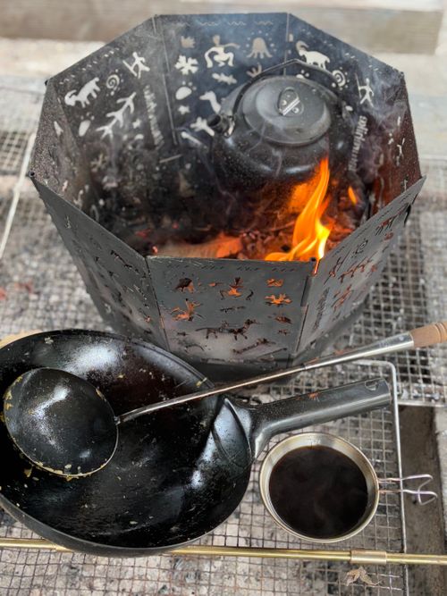 【秘密基地】子供と一緒にクリ軍幕キャンプ🌲 前川キャンプ場 ファミリーキャンプ フリーサイト camping roll♪さんのキャンプブログ CAMPiii（キャンピー） -キャンプ専用SNS キャンプのすべてがここに集まる-