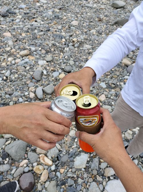 河原でキャンプ 美濃橋 河川敷 グループキャンプ ソロキャンプ フリーサイト たかたかぽんたさんのキャンプブログ CAMPiii（キャンピー） -キャンプ専用SNS キャンプのすべてがここに集まる-
