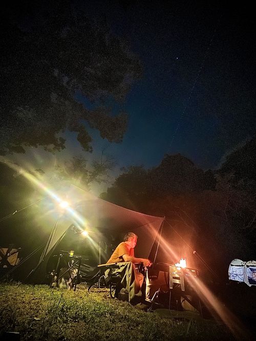夏の夜を飾る大輪の華を愛でる&hellip;おじソロキャン△ in 秋吉台家族旅行村 〜 CAMP NO.211 秋吉台家族旅行村 ソロキャンプ 区画サイト おじキャン△さんのキャンプブログ CAMPiii（キャンピー） -キャンプ専用SNS キャンプのすべてがここに集まる-