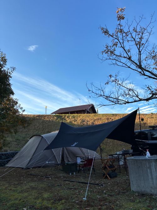 2025年16回目、温泉巡りキャン😆 菰沢(こもさわ)公園 オートキャンプ場 ファミリーキャンプ 区画サイト オートサイト わいげさんのキャンプブログ CAMPiii（キャンピー） -キャンプ専用SNS キャンプのすべてがここに集まる-