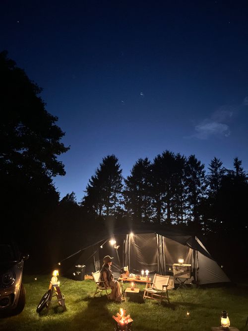 真夏のいきなりキャンプ⛺️⛺️⛺️         北海道も熱い🥵🥵🥵 メイプルキャンプ場・RV パーク ファミリーキャンプ オートサイト Izumiさんのキャンプブログ CAMPiii（キャンピー） -キャンプ専用SNS キャンプのすべてがここに集まる-